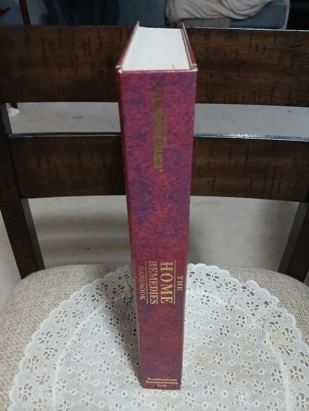 The Home Remedies Handbook - Red Hardcover Book